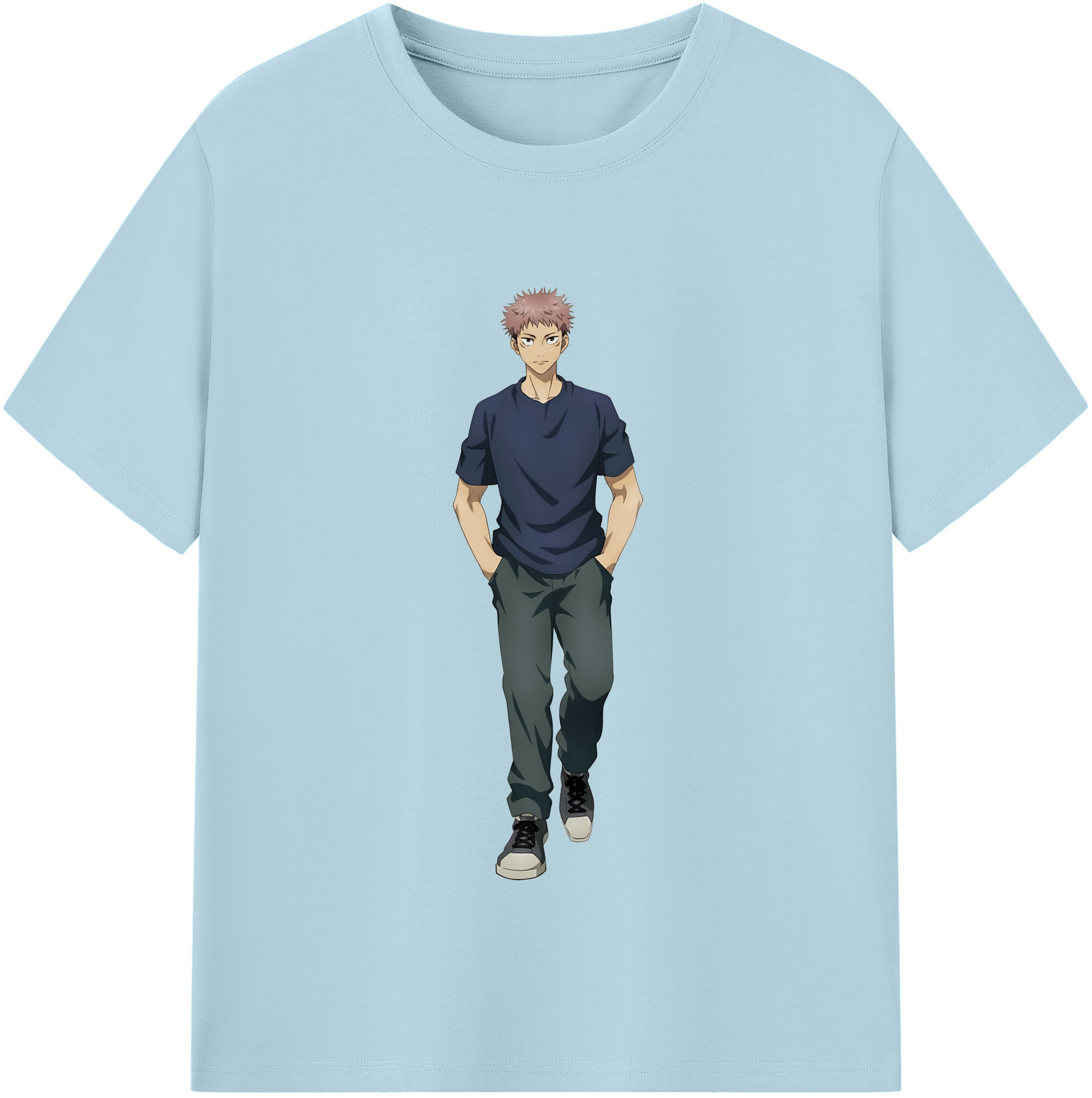 （画像用） 呪術廻戦 Jujutsu Kaisen 綿100％半袖Tシャツ（フロントプリント）